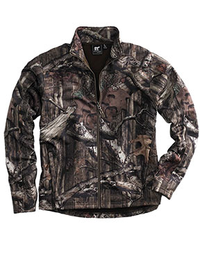 MOSSY OAK CAMO FULL-ZIP JACKET