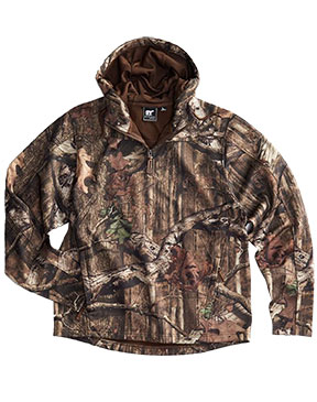 MOSSY OAK CAMO ¼-ZIP HOODY